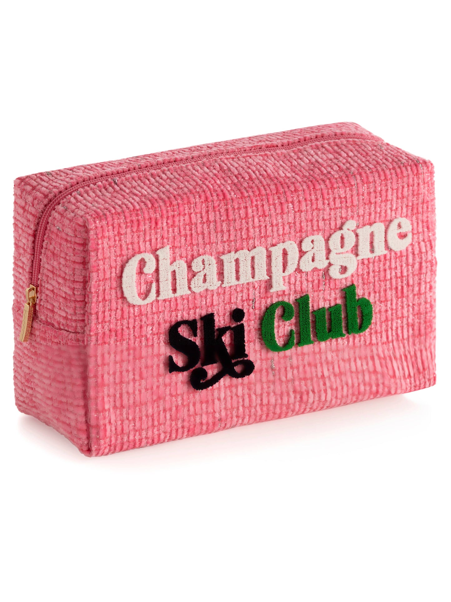 Shiraleah - "CHAMPAGNE SKI CLUB" ZIP POUCH