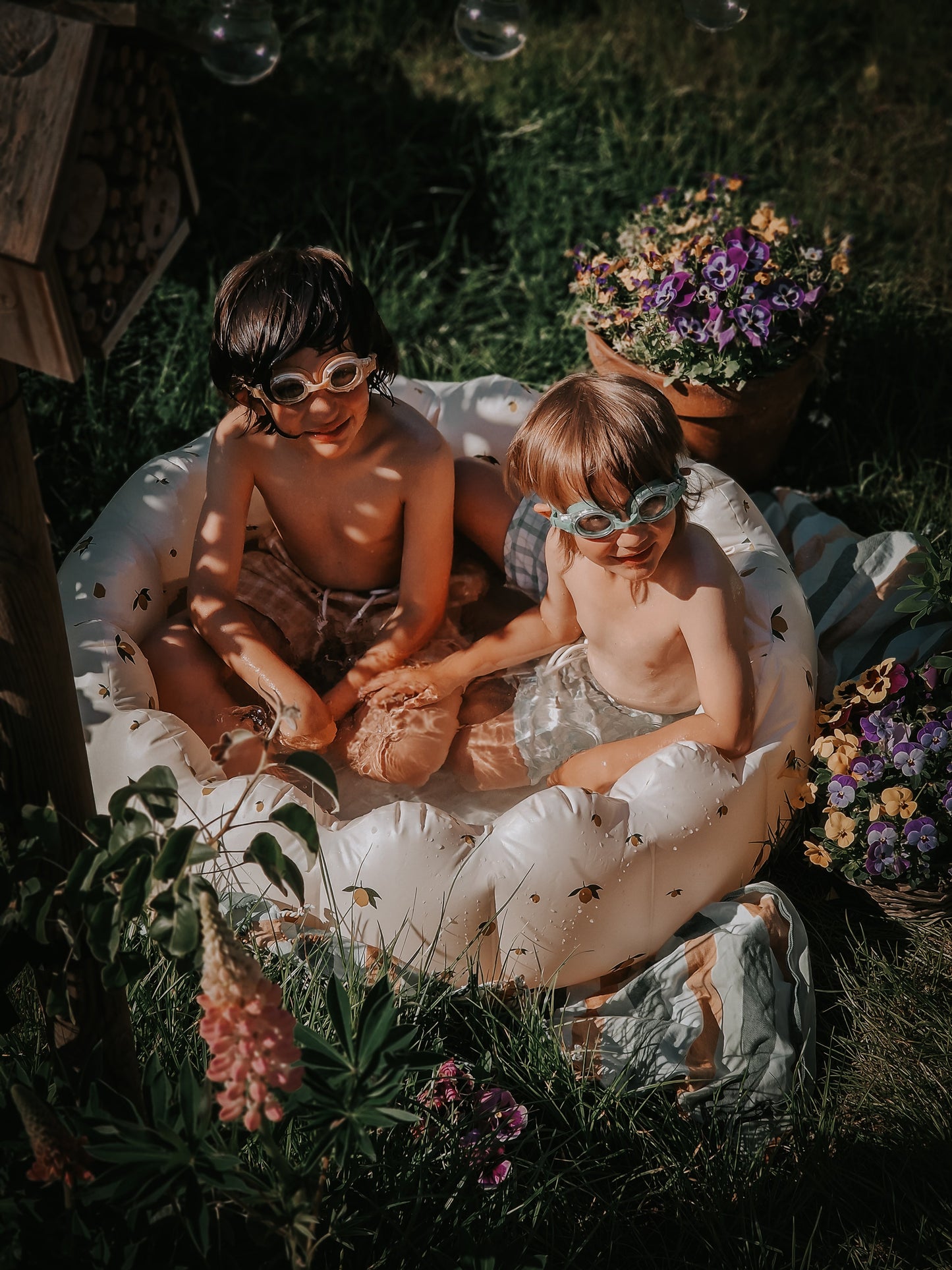 Swim Trunks | UPF + Recycled - Buckwheat Plaid