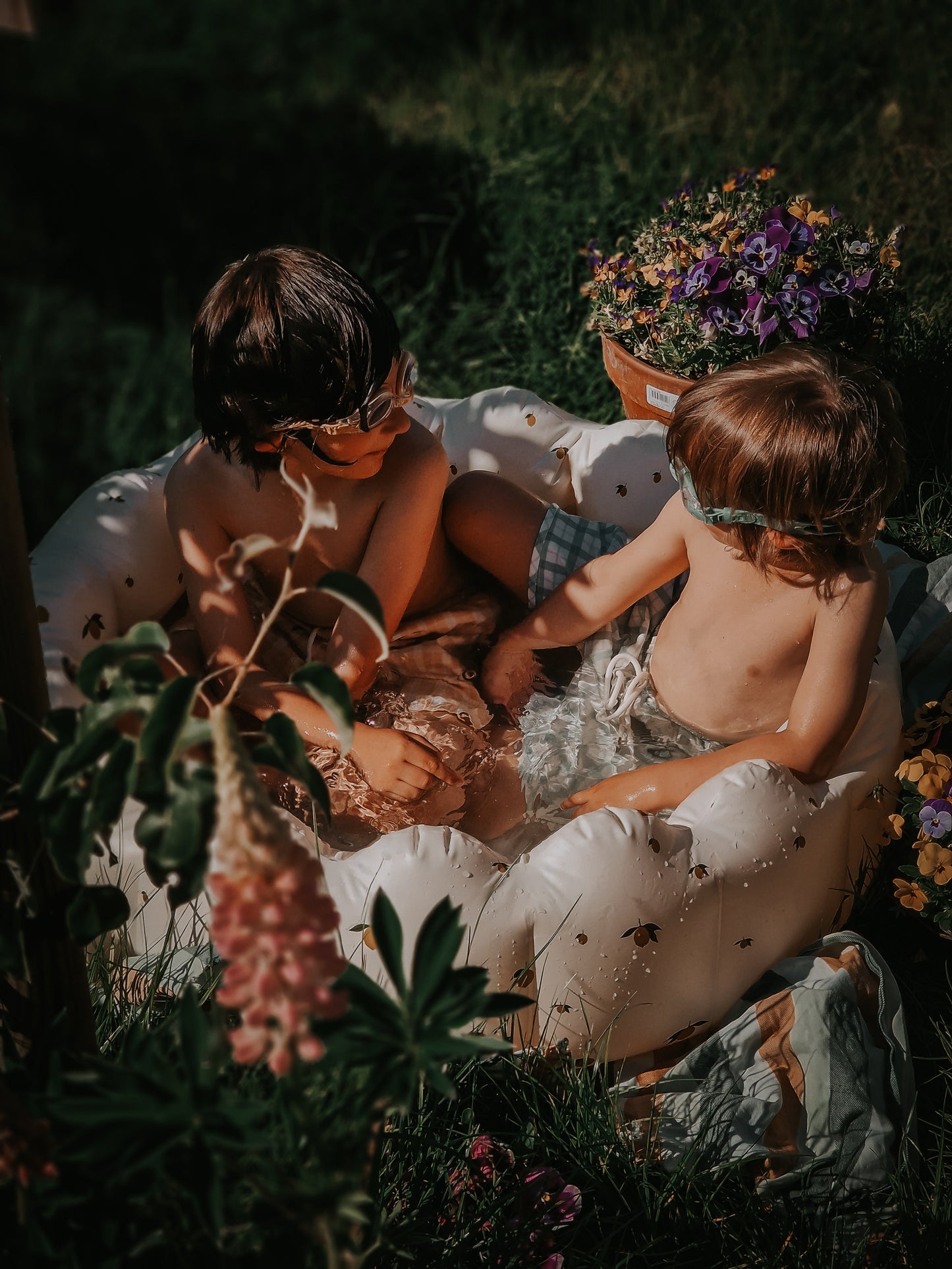 Swim Trunks | UPF + Recycled - Fern Plaid