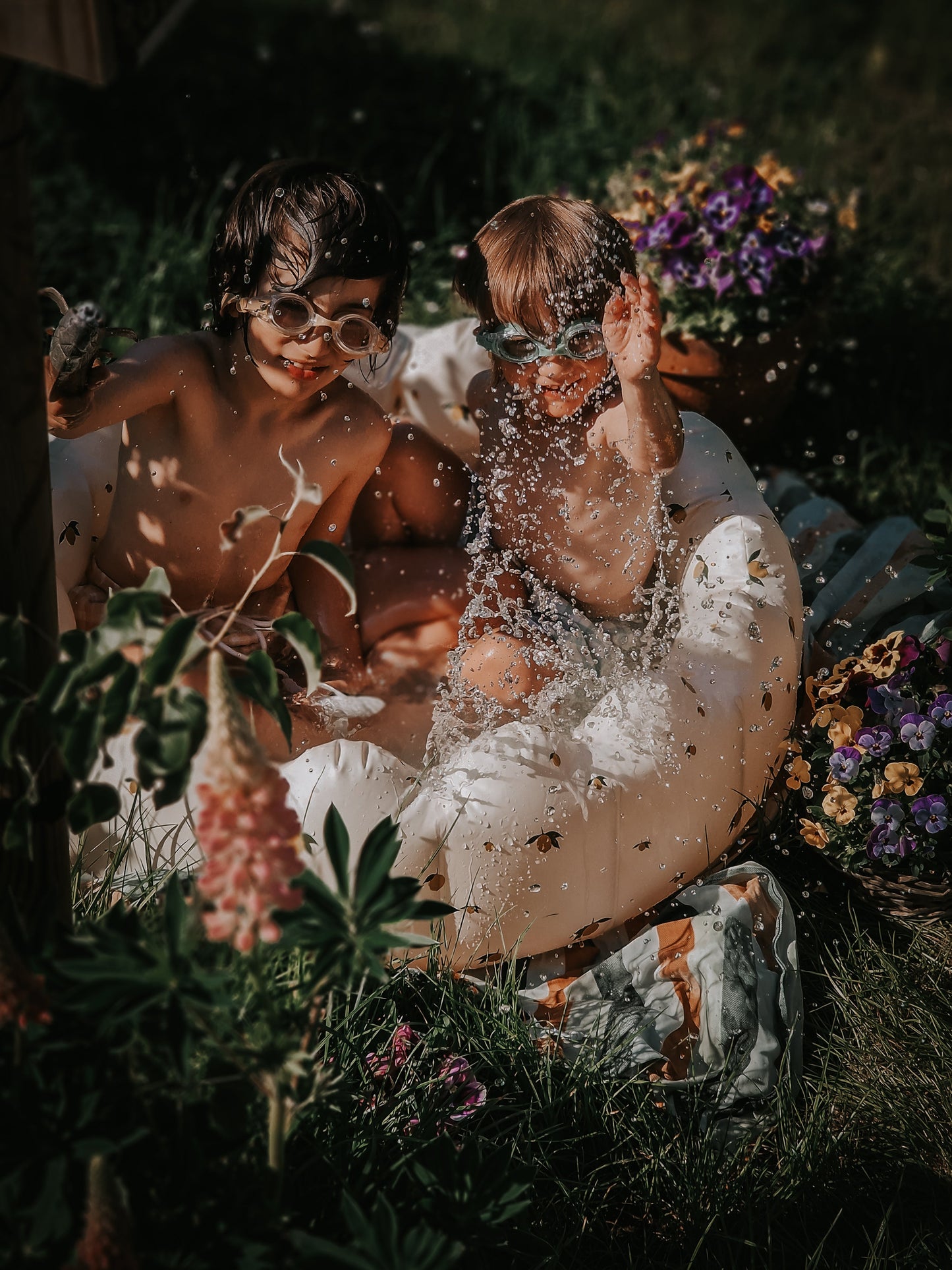 Swim Trunks | UPF + Recycled - Buckwheat Plaid