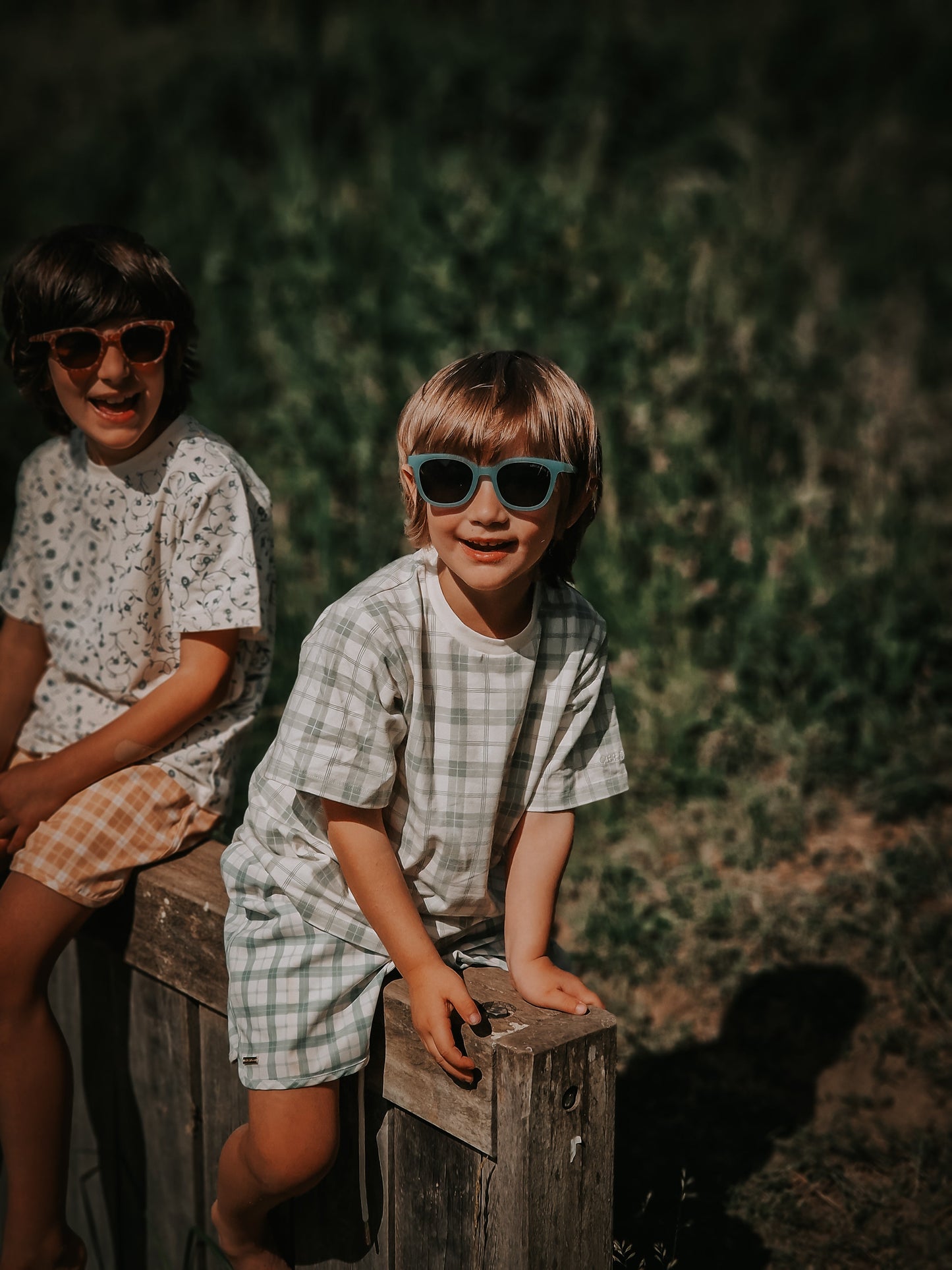 Swim Trunks | UPF + Recycled - Fern Plaid