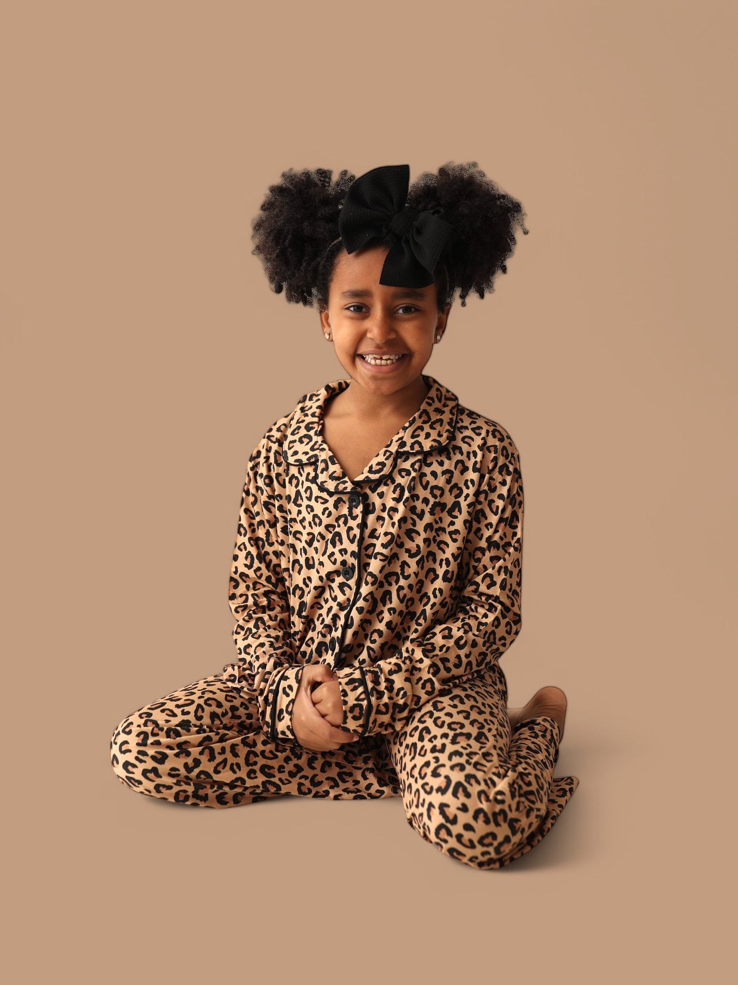 LEOPARD DREAM GIRL'S FLARE SET