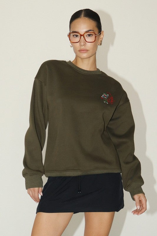 Cowgirl Rodeo Embroidered Sweatshirt