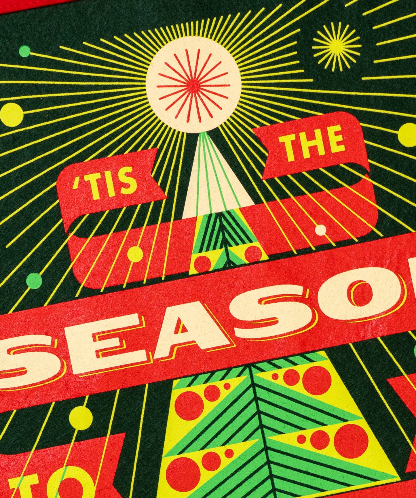 'Tis the Season To Be Jolly Camp Flag • Invisible Creature x Oxford Pennant