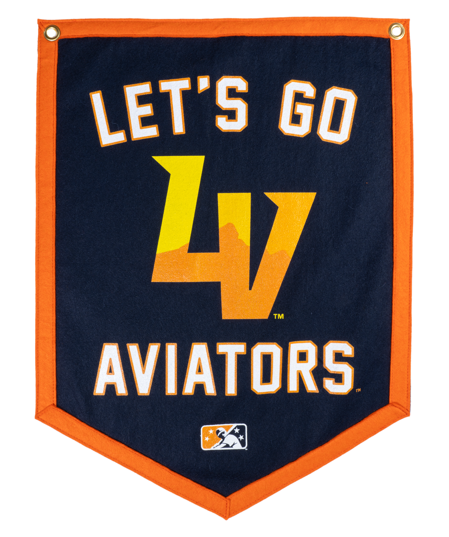 Let's Go Aviators Camp Flag • MiLB x Oxford Pennant