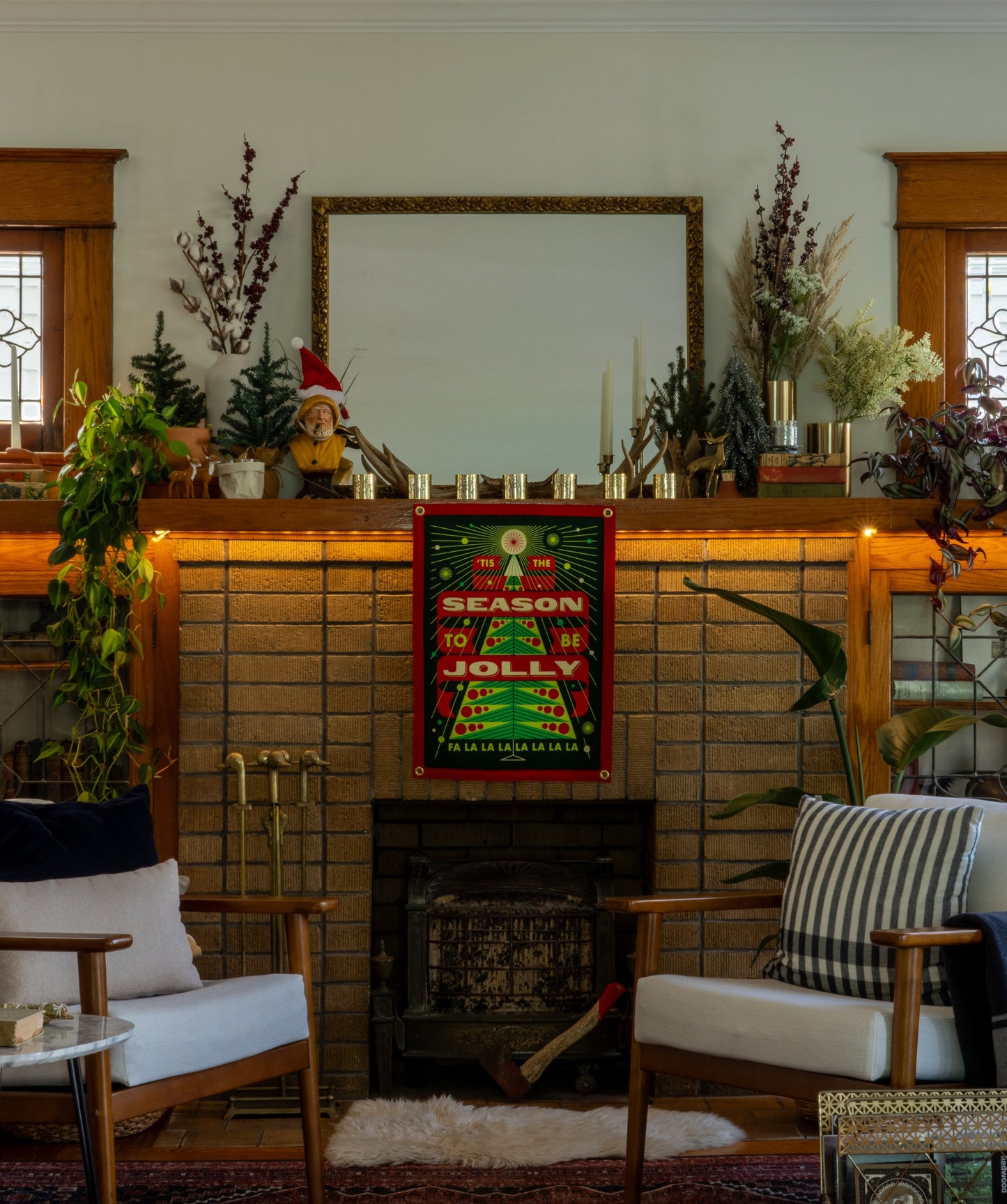 'Tis the Season To Be Jolly Camp Flag • Invisible Creature x Oxford Pennant