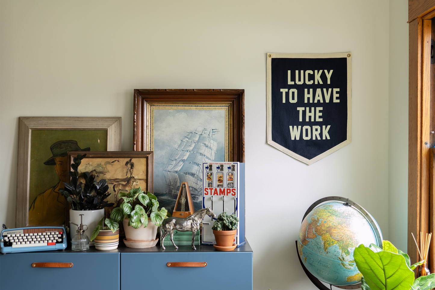 Lucky To Have The Work Camp Flag • Jason Isbell x Oxford Pennant