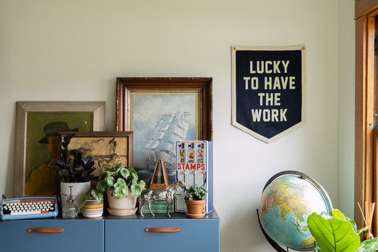 Lucky To Have The Work Camp Flag • Jason Isbell x Oxford Pennant