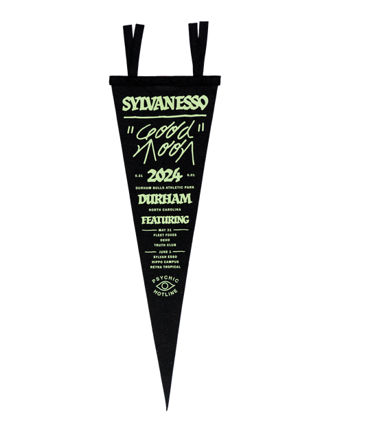Good Moon 2024 Durham Bulls Ballpark Pennant • Sylvan Esso x Oxford Pennant