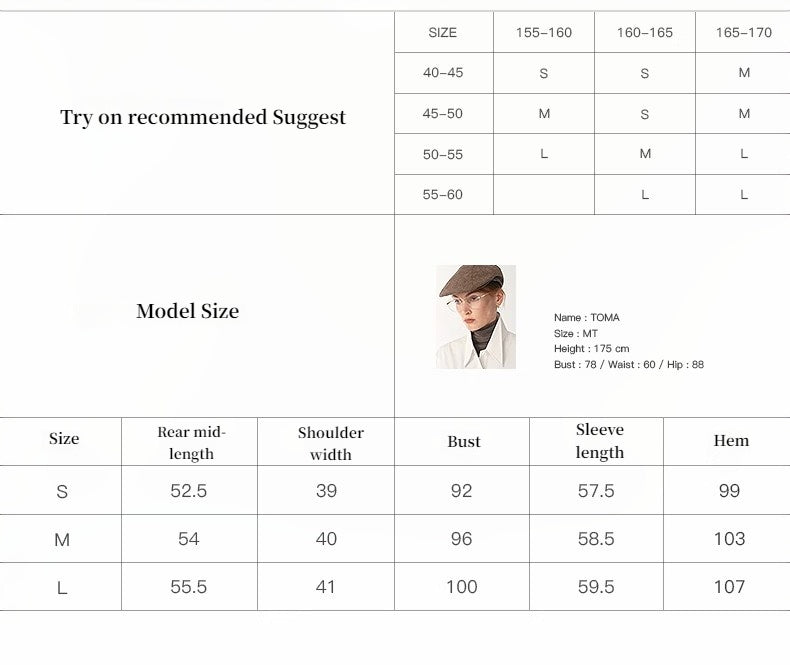 Heavy Wool Blend Tweed Stand Collar Waist Cropped Coat