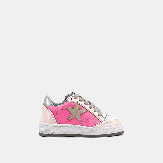 Paz Toddler Sneakers in Pink Lizard