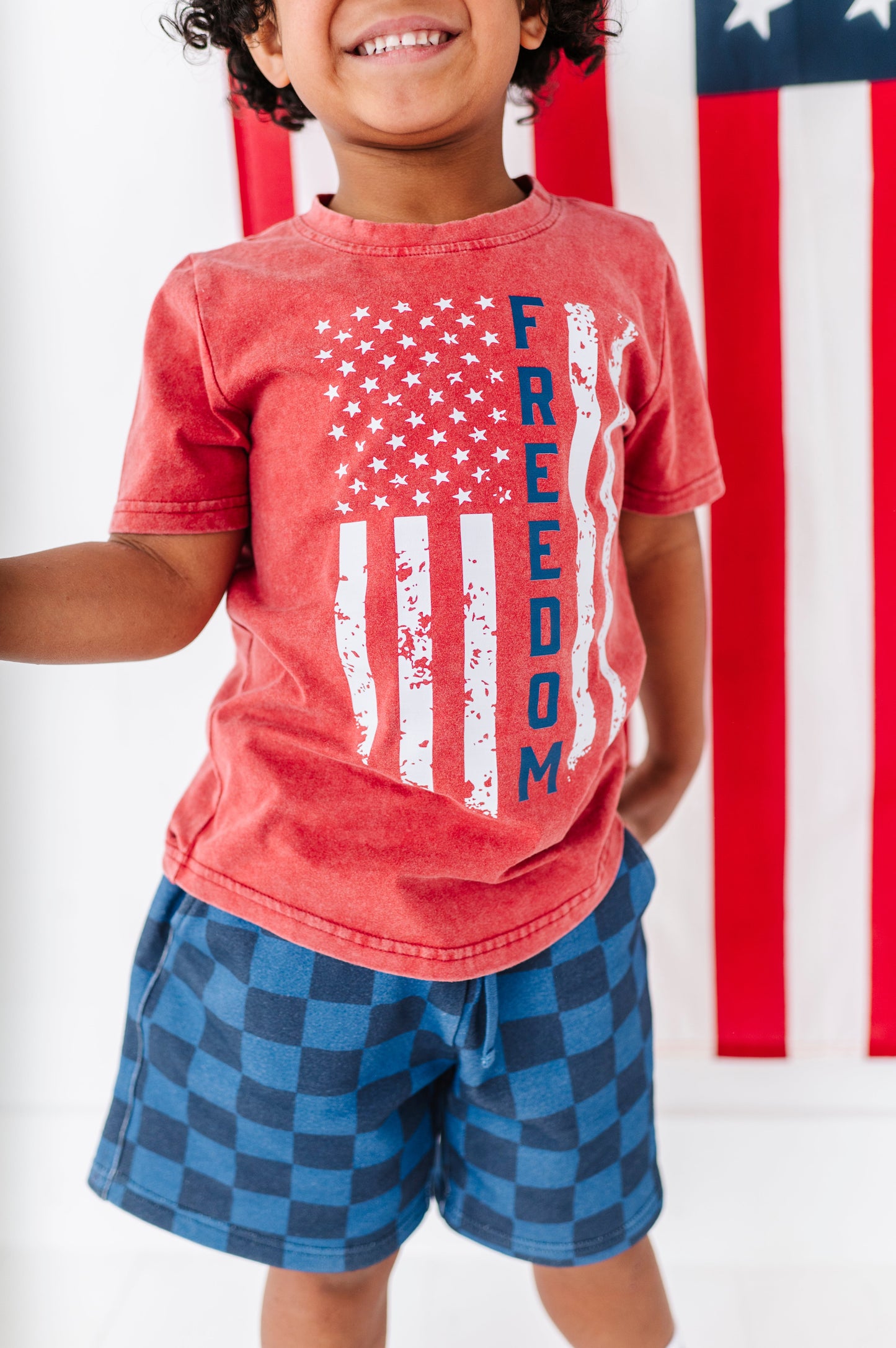Freedom Flag | Red BOYS Tee