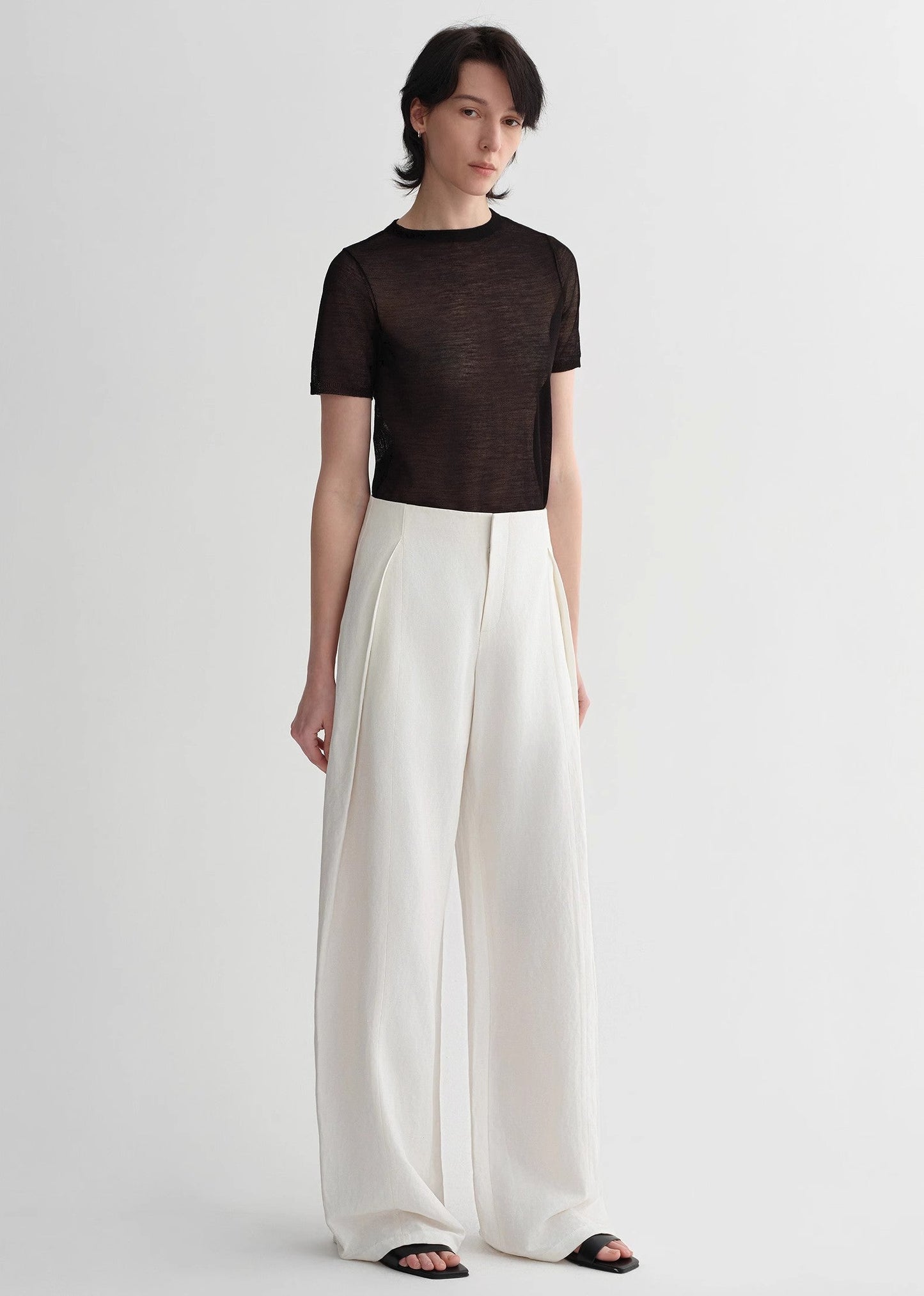 Summer Mulberry Silk Linen Pants