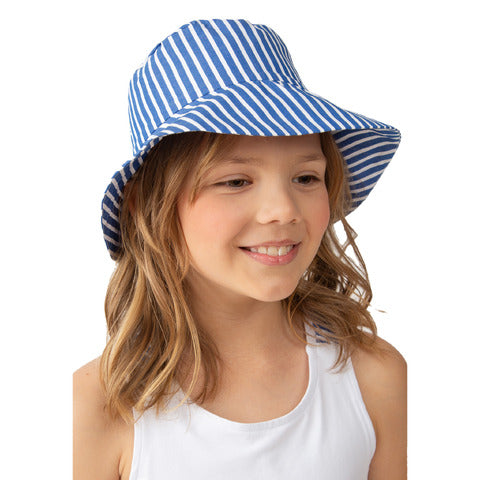 Piccola Ludo - Blue Stripe Bucket Hat