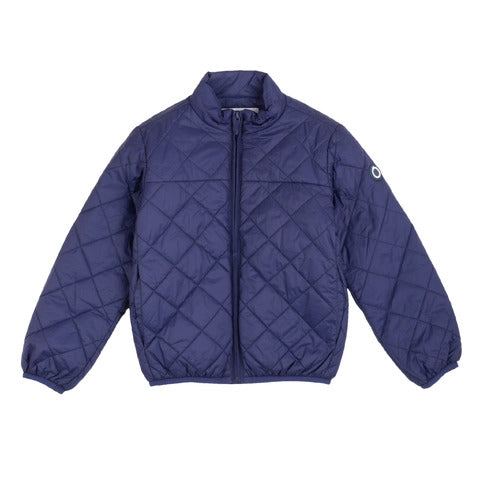 Trussardi - Navy Quilted Bomber Jacket