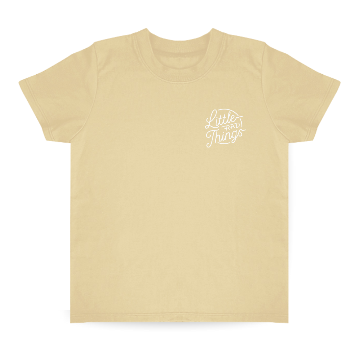 [LIMITED EDITION] RAD CIRCLE LOGO TEE - BUTTER