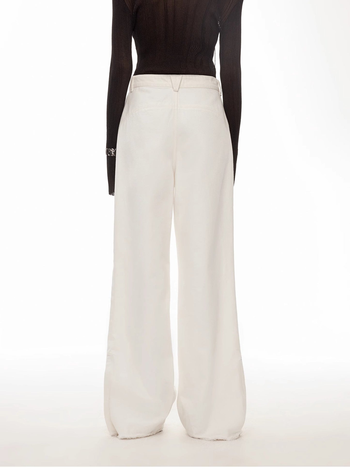 Vintage Style Denim Pants