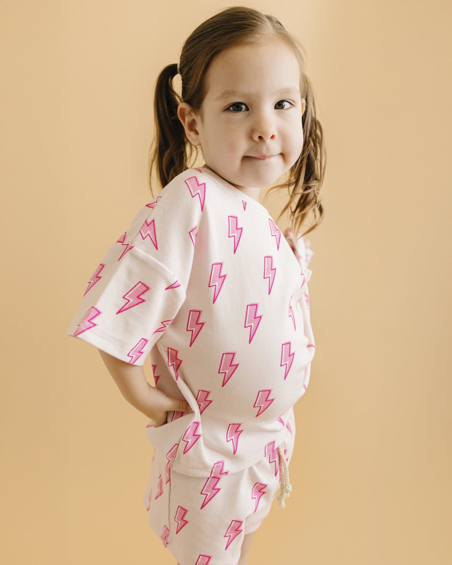 Shorts Set | Pink Bolts
