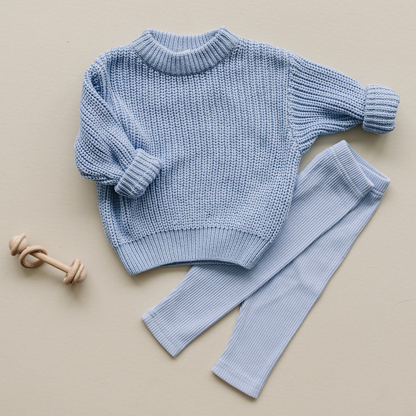 Chunky Knit Sweater | Blue