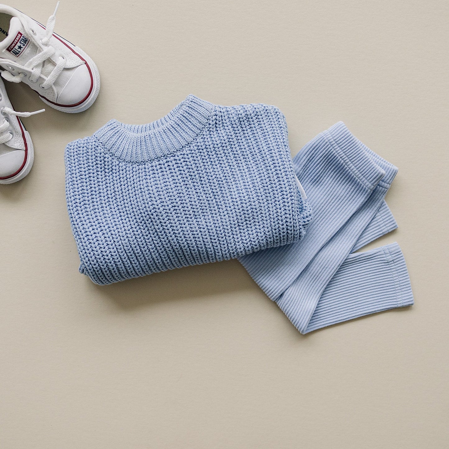 Chunky Knit Sweater | Blue