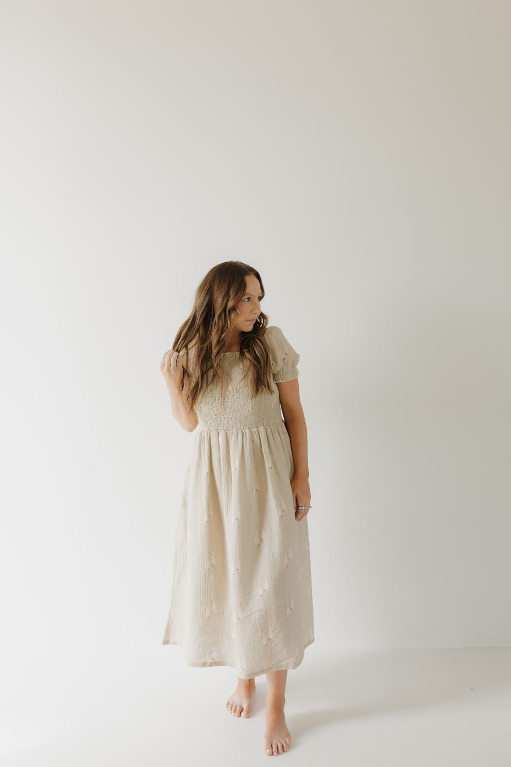 Women's Short Sleeve Muslin Dress | Silly Goose