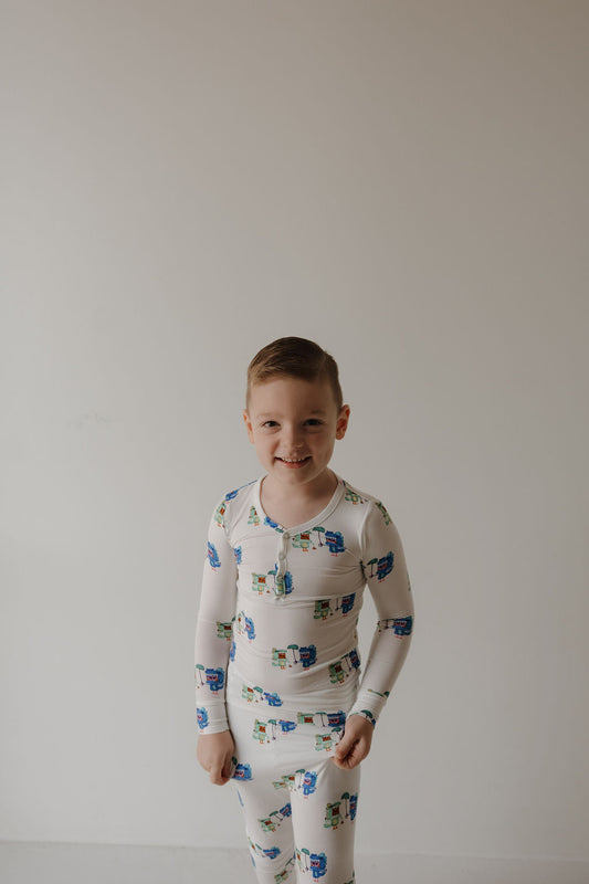 Bamboo Two Piece Pajamas | Charli's Monsters