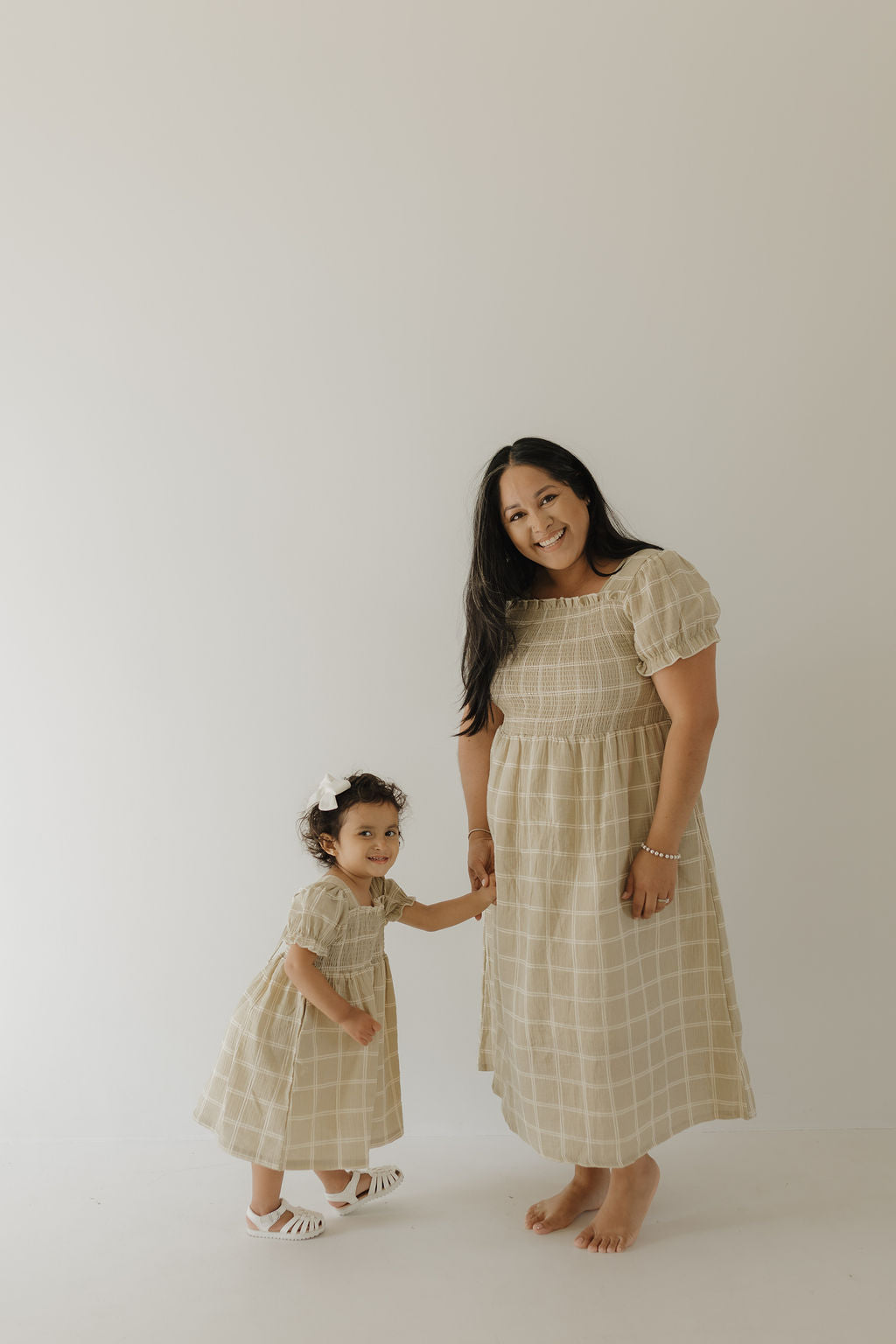 Toddler Muslin Dress | Linen Grid