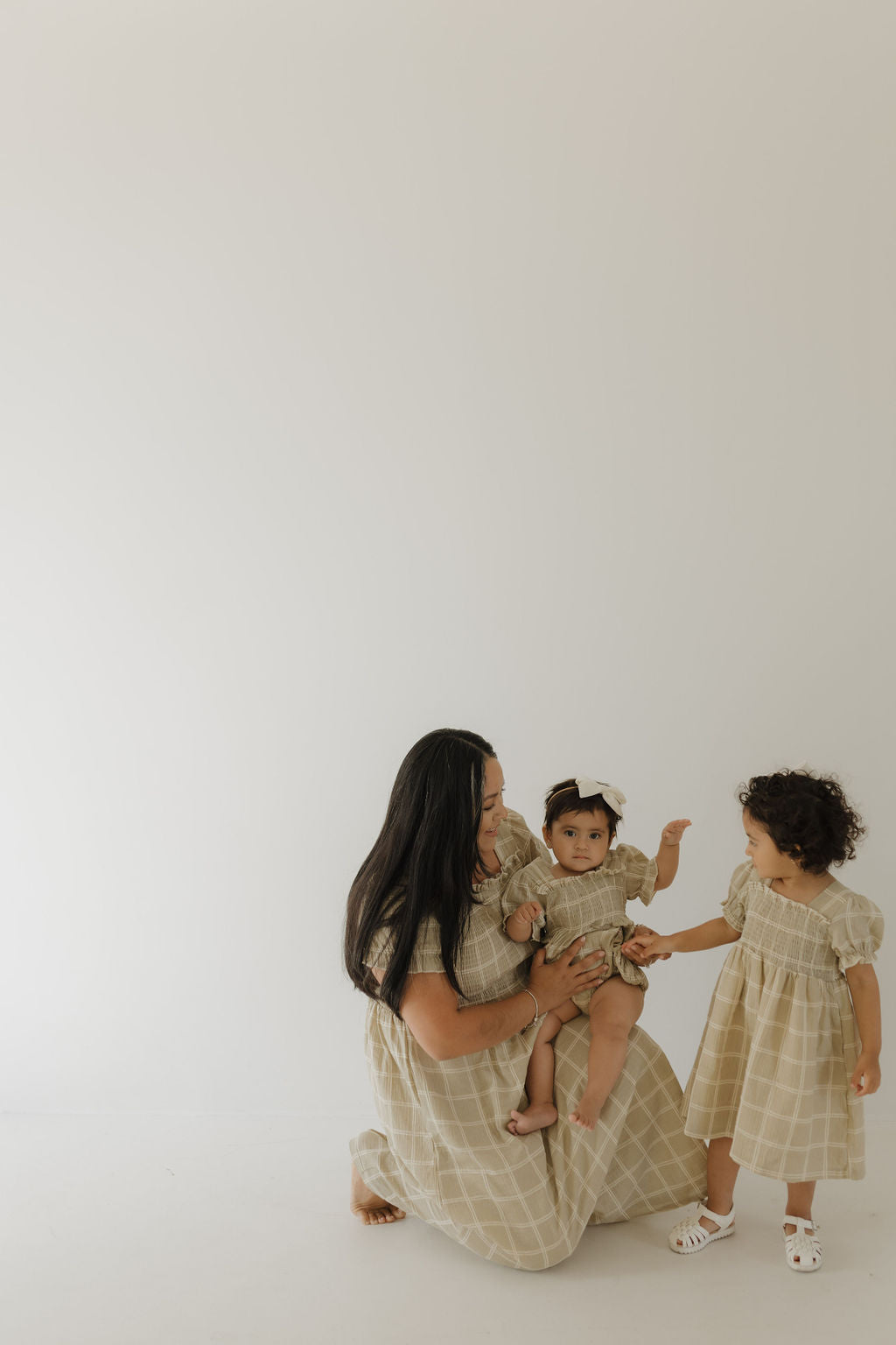 Toddler Muslin Dress | Linen Grid