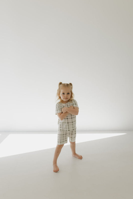 Bamboo Short Set | Picnic Plaid