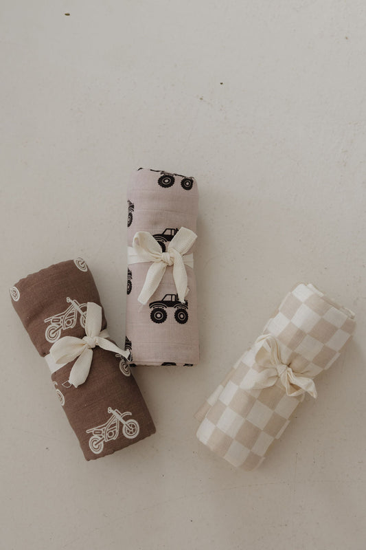Muslin Swaddle | Monster Truck