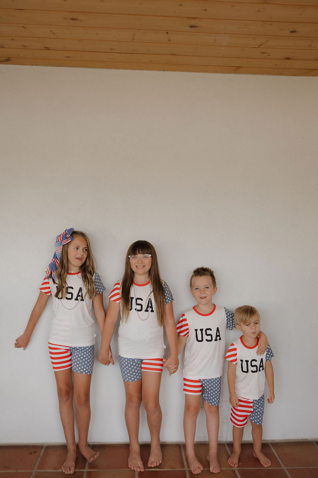 Bamboo Short Set | Stars & Stripes