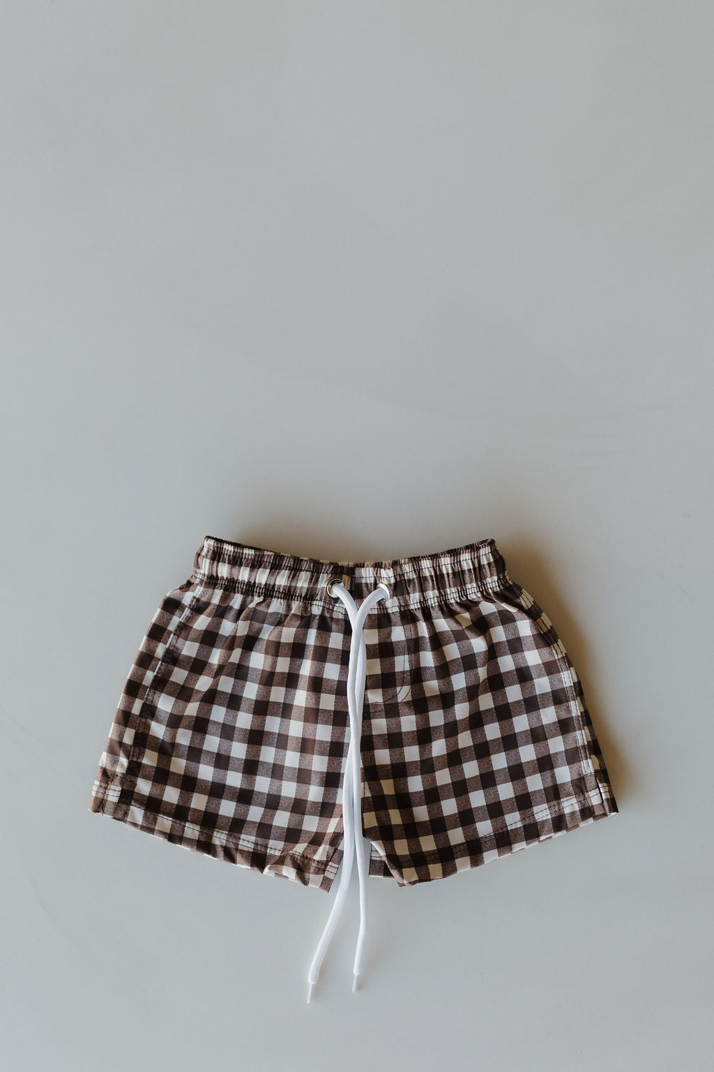 Child Boardshort | Chocolate Gingham