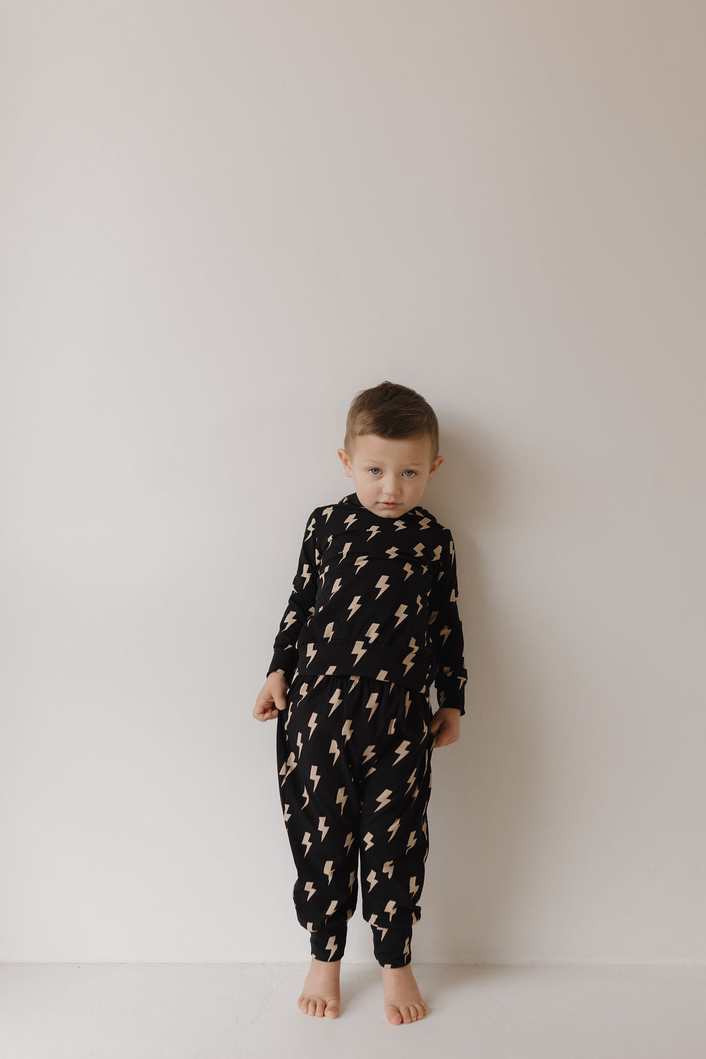 Hooded Set | Midnight Lightning Bolt