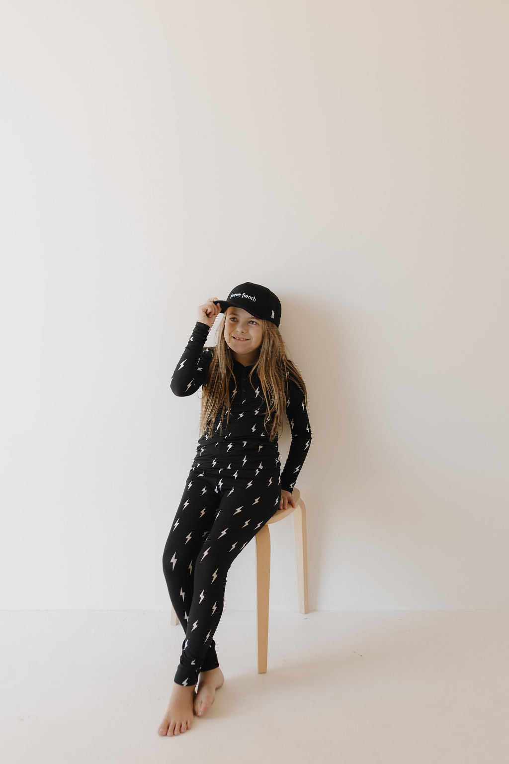 Trucker Hat | forever french Black