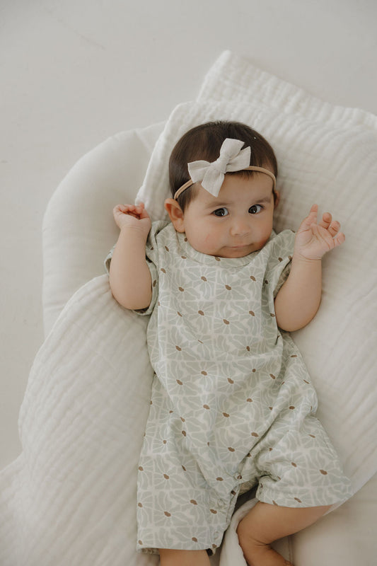 French Terry Romper | Coast