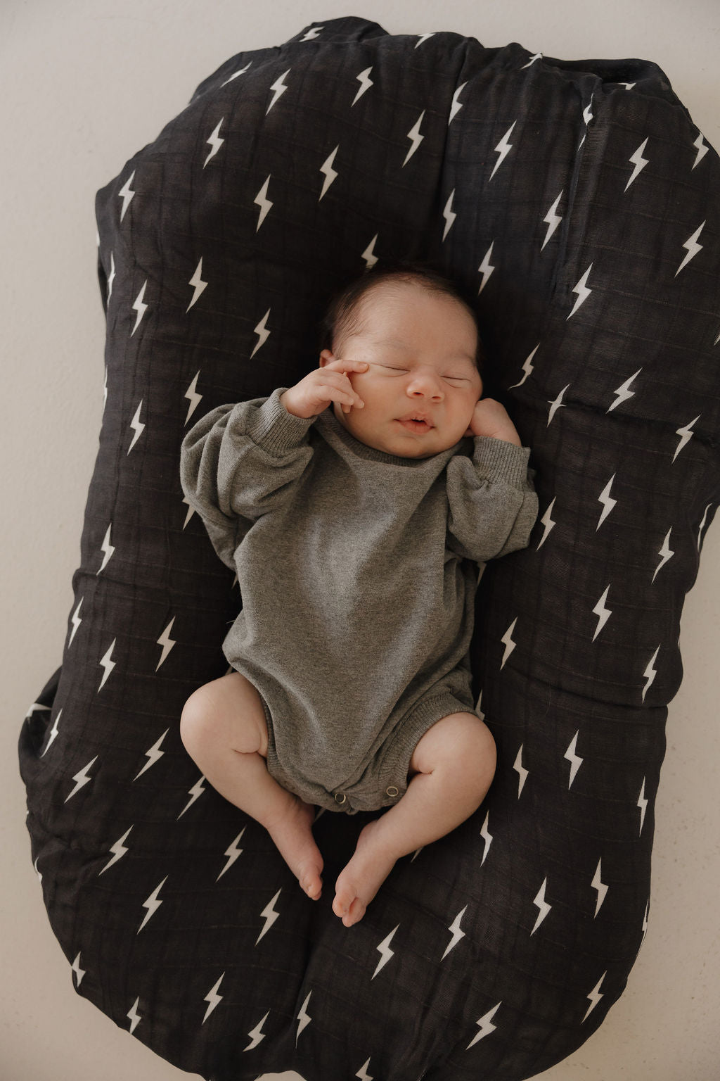 Sweatshirt Romper | Charcoal