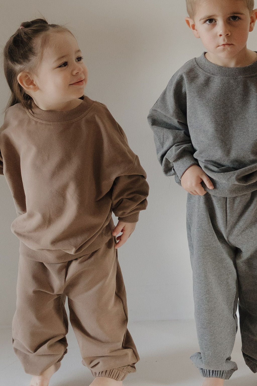 Child Sweat Set | Charcoal