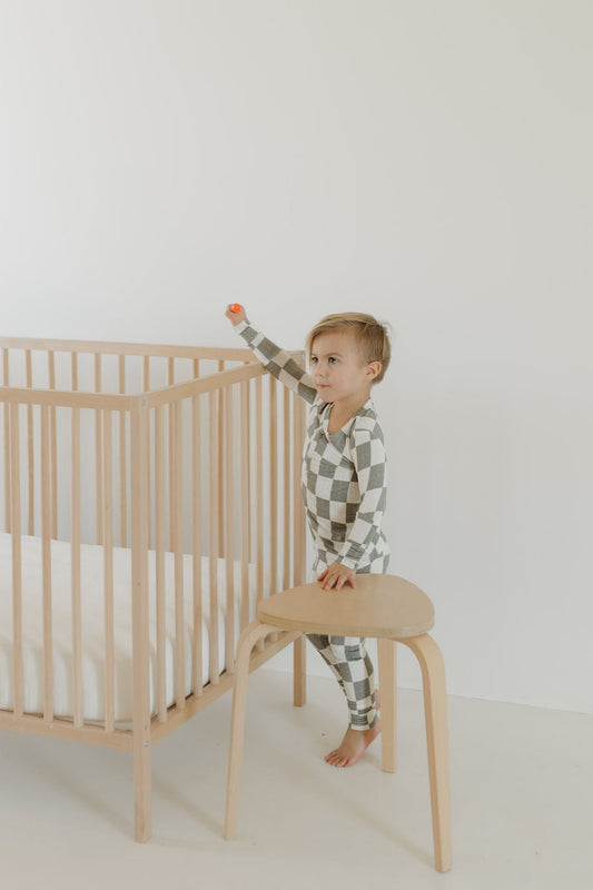 Bamboo Two Piece Pajamas | Oat & Sage