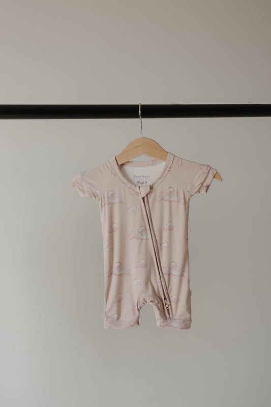 Bamboo Zip Shortie | Ruby