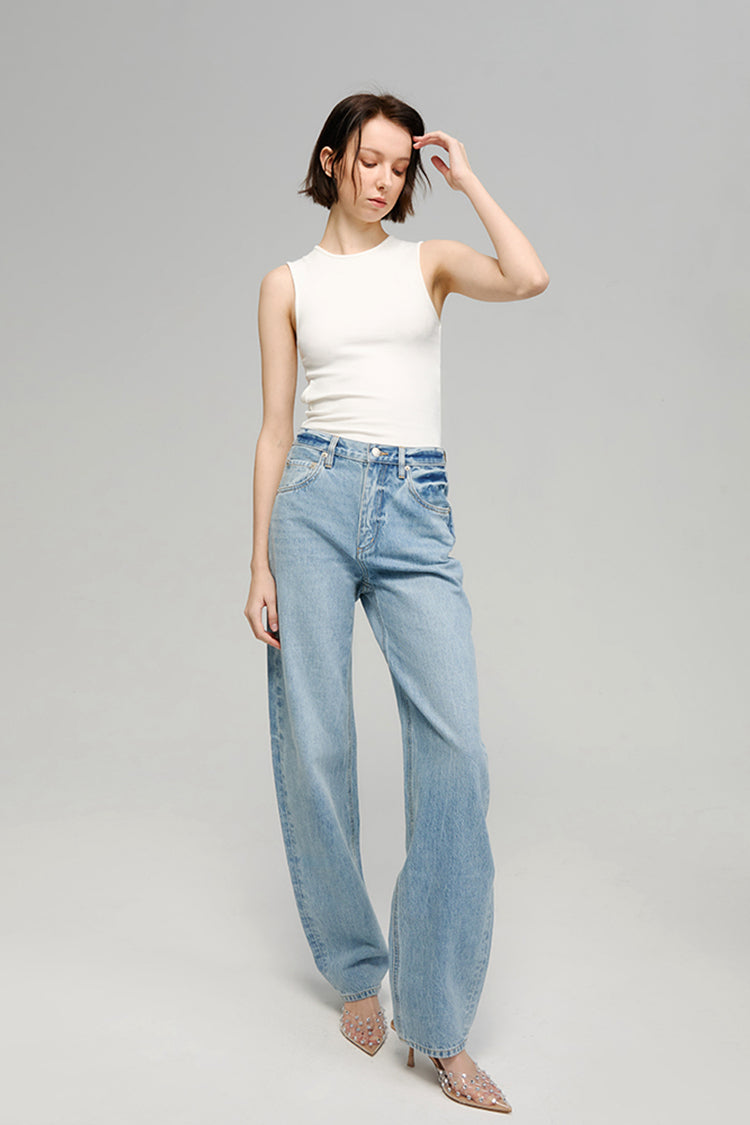 Moon Curve Jeans