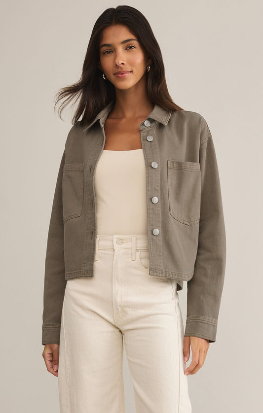 ALL DAY CROPPED DENIM JACKET