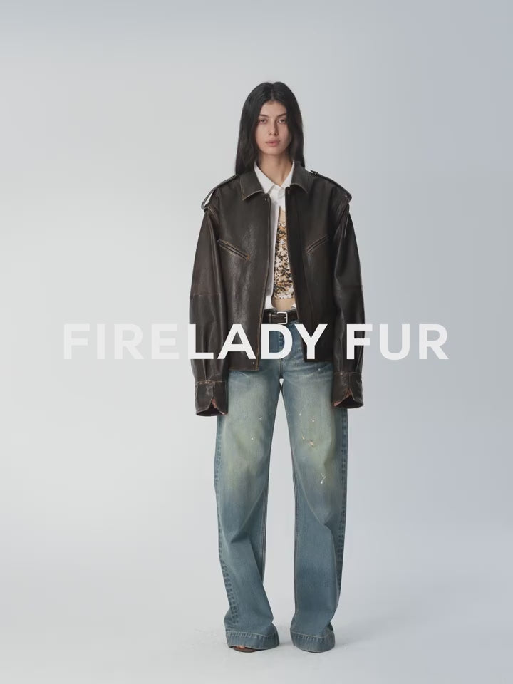 Two-Way Genuine Leather Jacket
