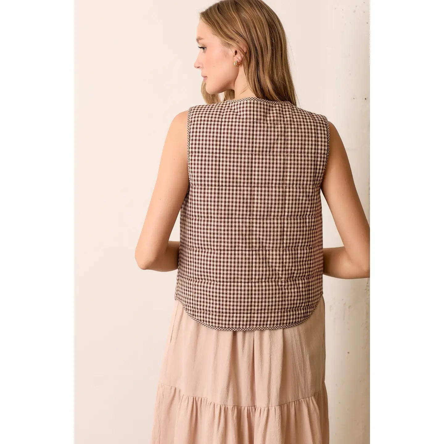 Friday Gingham Vest
