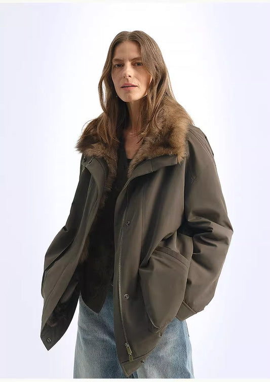 Removable Fox Fur Parka