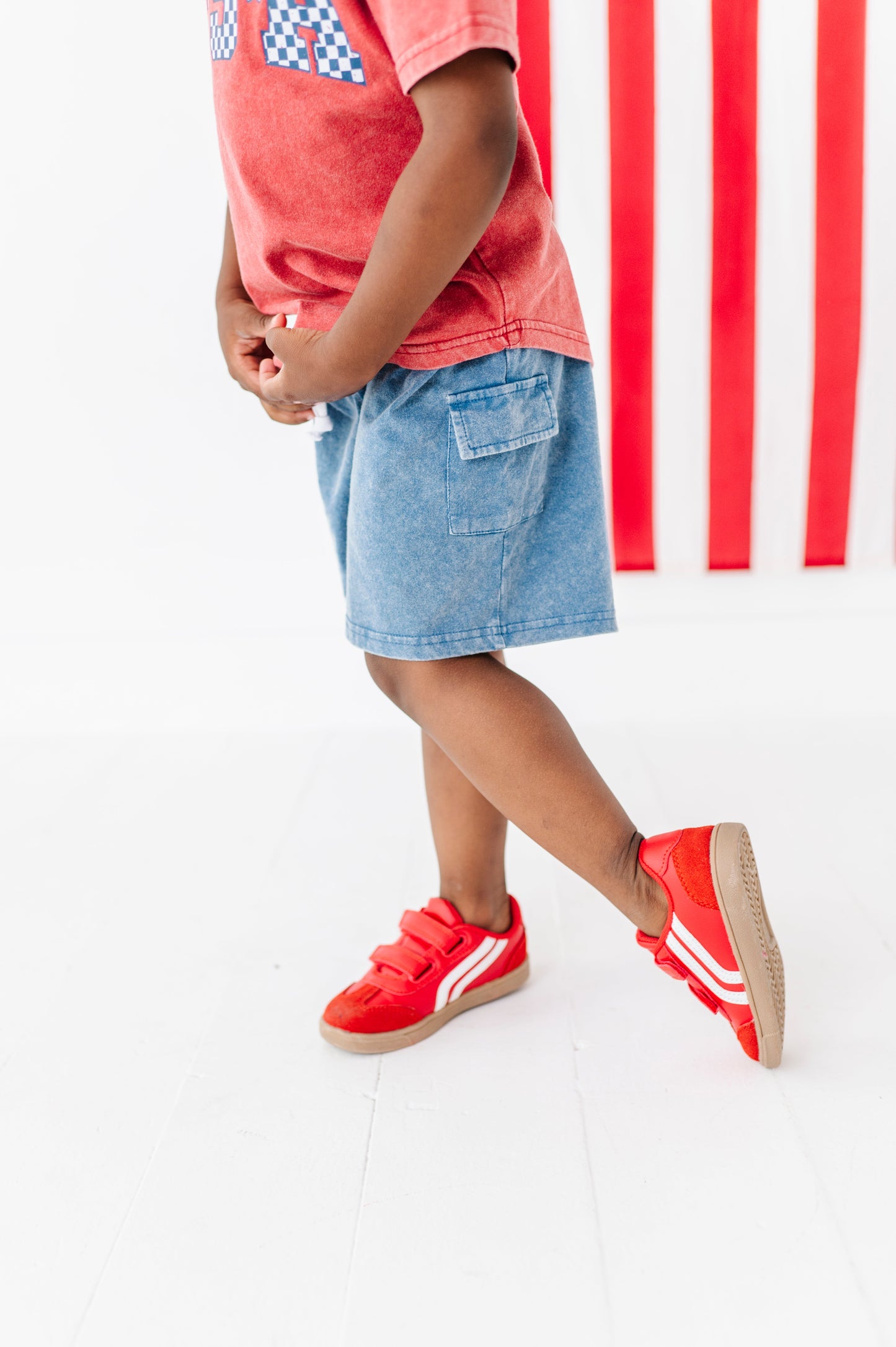 Navy | Vintage CARGO Shorts