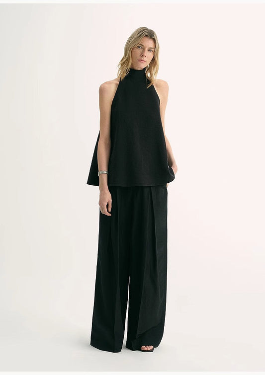 Mulberry Silk Wrinkle-Resistant Small High Collar Vest