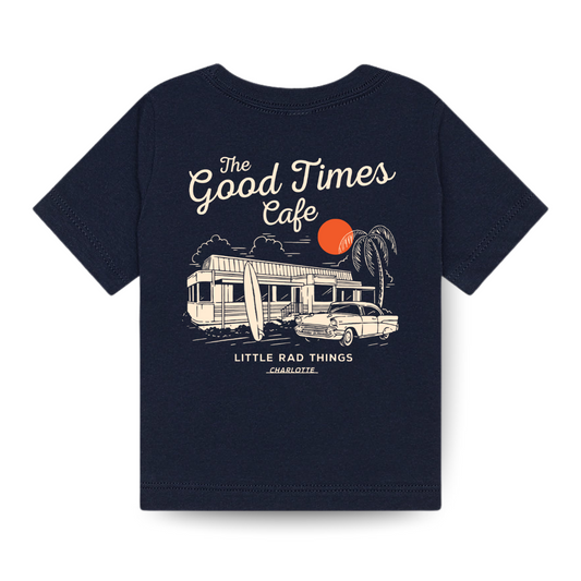 [LIMITED EDITION] THE GOOD TIMES CAFE TEE - NAVY