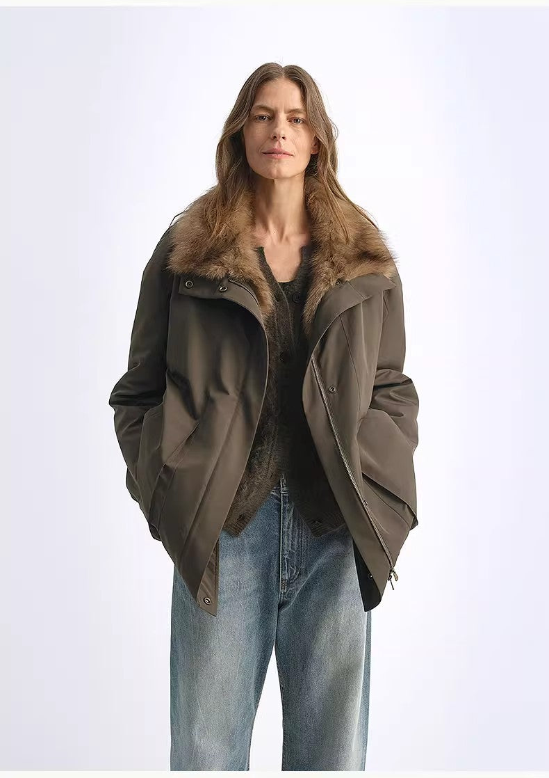Removable Fox Fur Parka