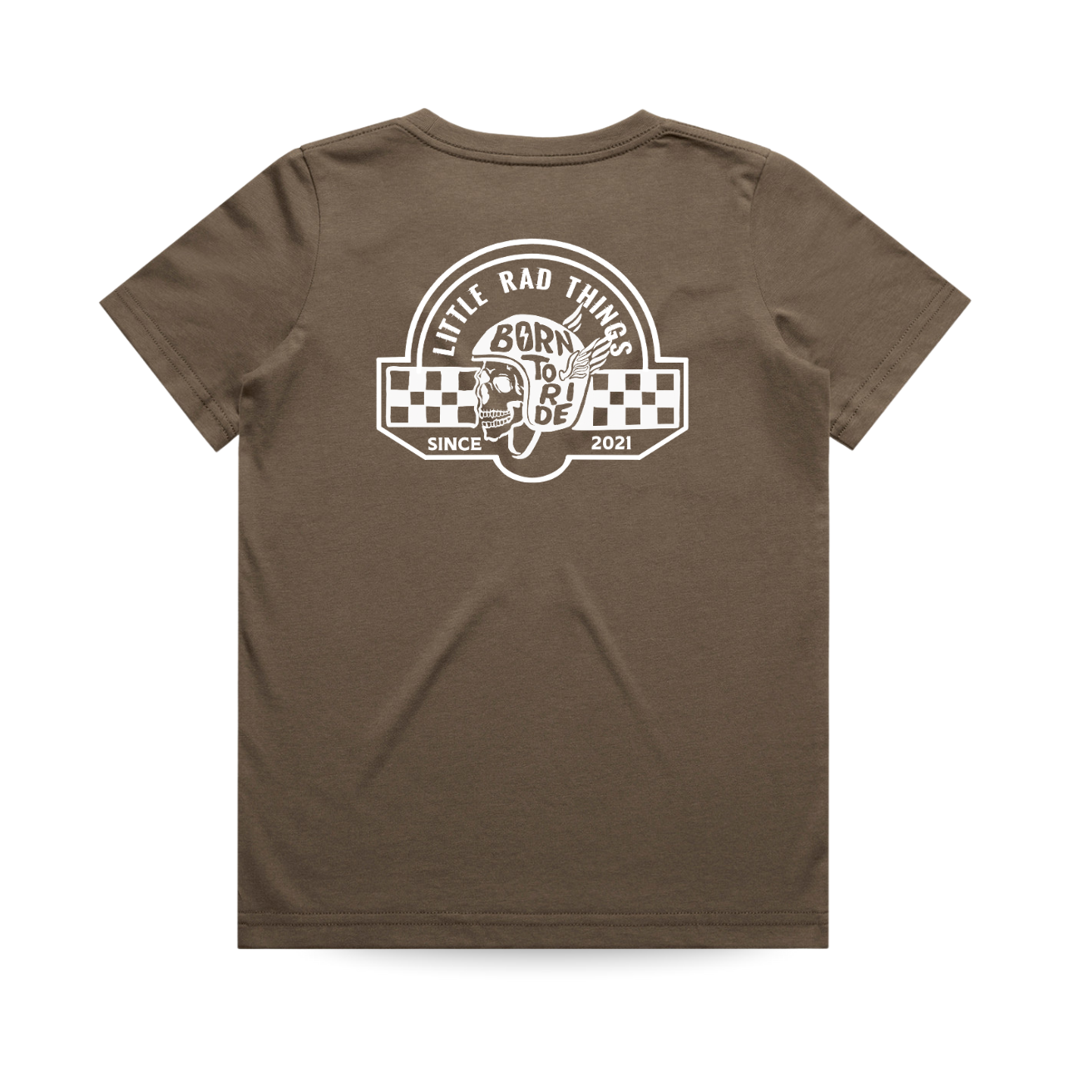 TIL DEATH DO WE RIDE TEE - WALNUT