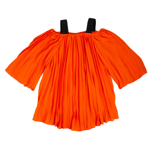 Pinko - Plisse Orange Dress